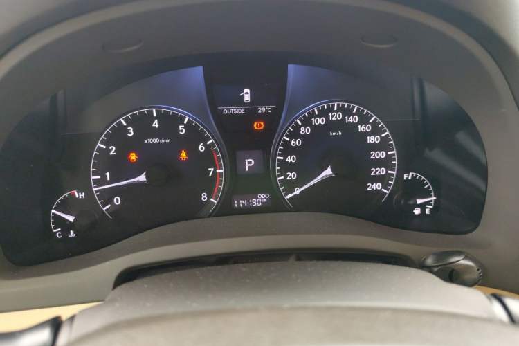 Used Lexus RX Classic 2013 270 Elegant Edition Odometer Close Up