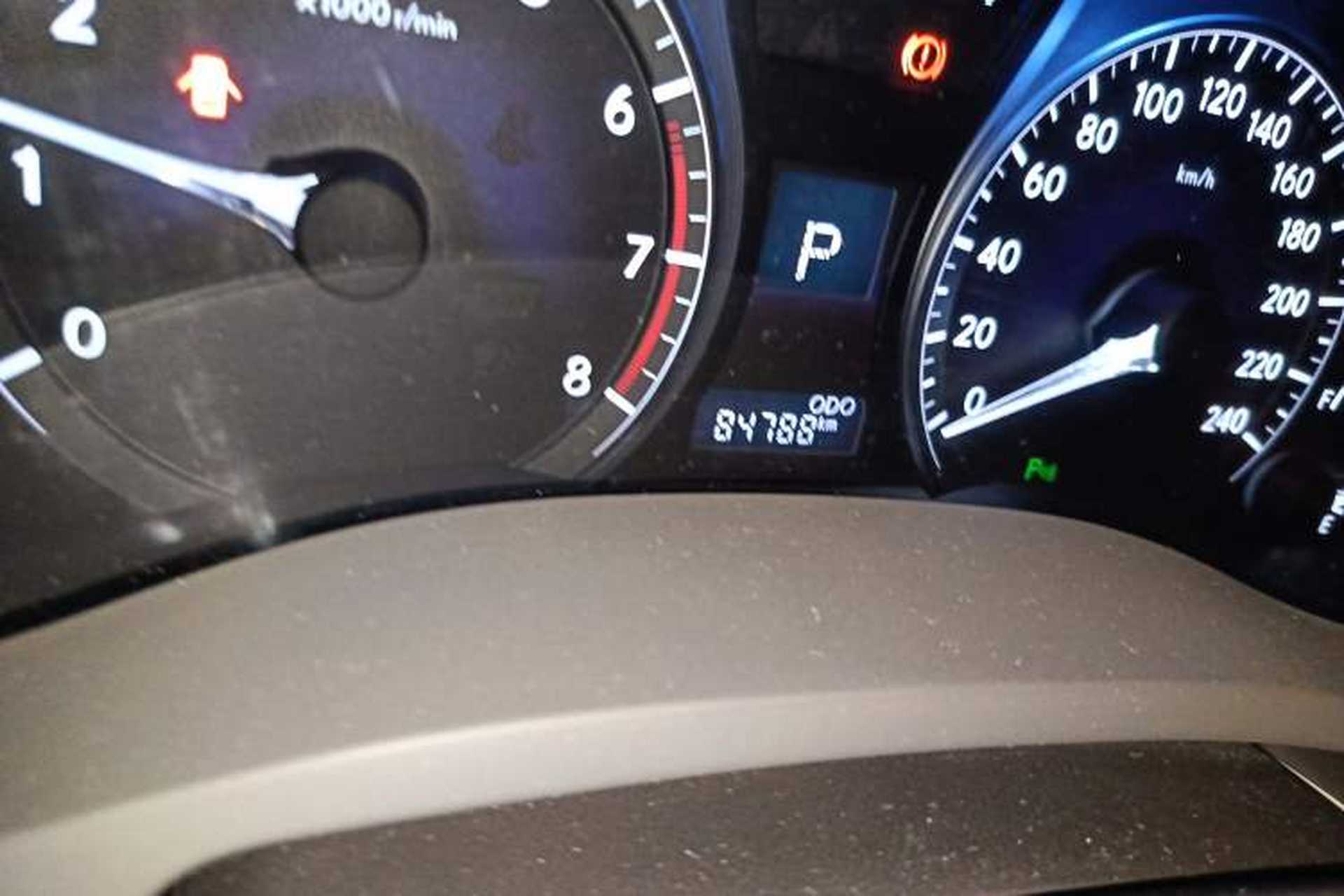 Used Lexus RX Classic 2013 270 Elite Edition Odometer Close Up