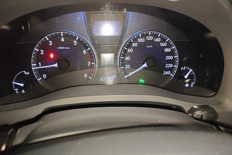 Used Lexus RX Classic 2013 270 Elite Edition Odometer Close Up