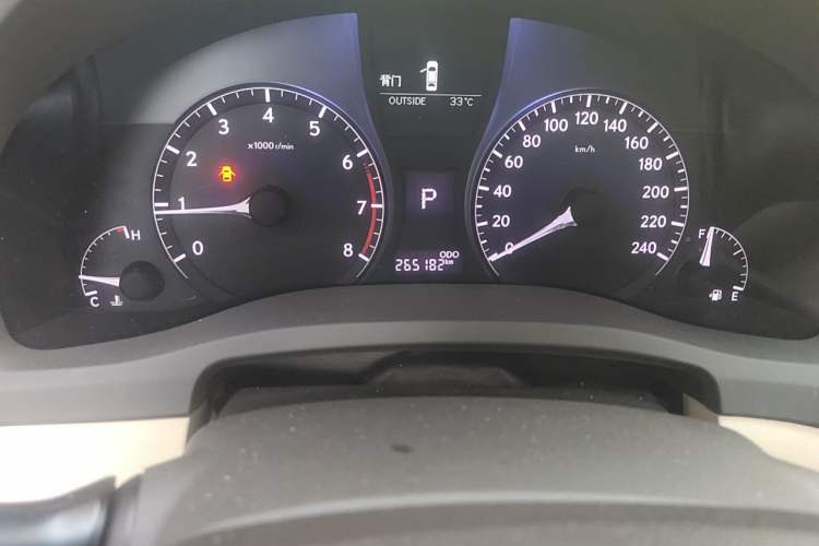 Used Lexus RX Classic 2013 270 Elite Edition Odometer Close Up