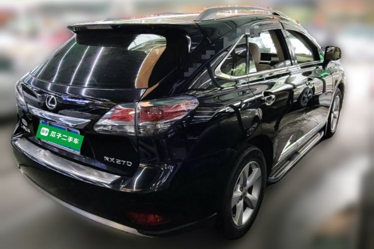 Used Lexus RX Classic 2013 270 Elegant Edition Rear Right 45 Deg