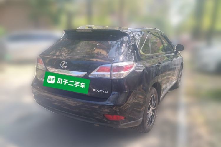Used Lexus RX Classic 2013 270 Elite Edition Rear Right 45 Deg