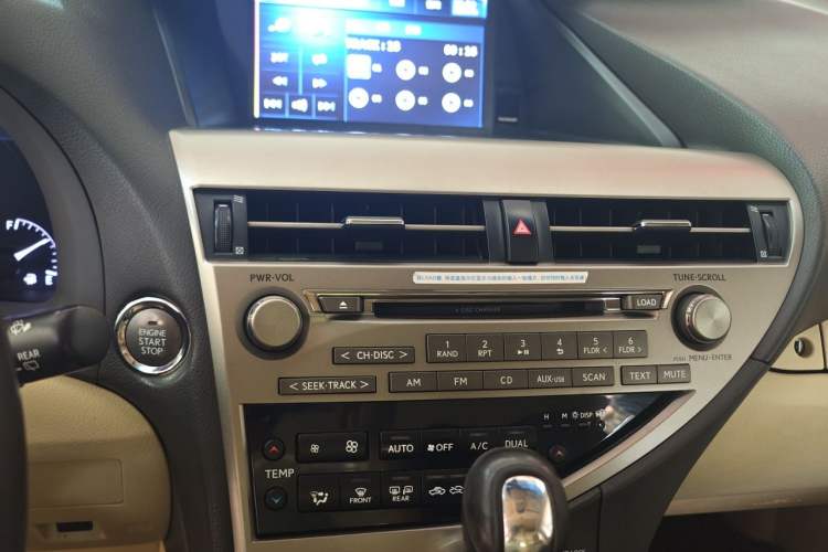 Used Lexus RX Classic 2013 270 Elite Edition Audio And AC Panel