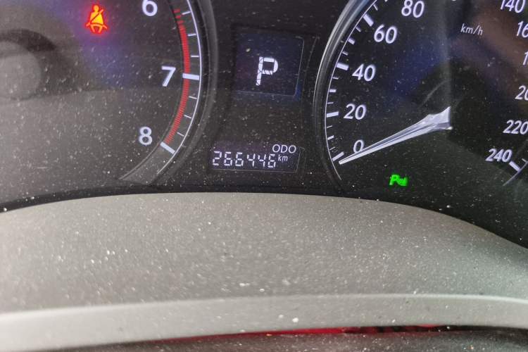Used Lexus RX Classic 2013 270 Elegant Edition Odometer Close Up
