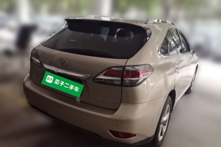 Used Lexus RX Classic 2013 270 Elegant Edition Rear Right 45 Deg