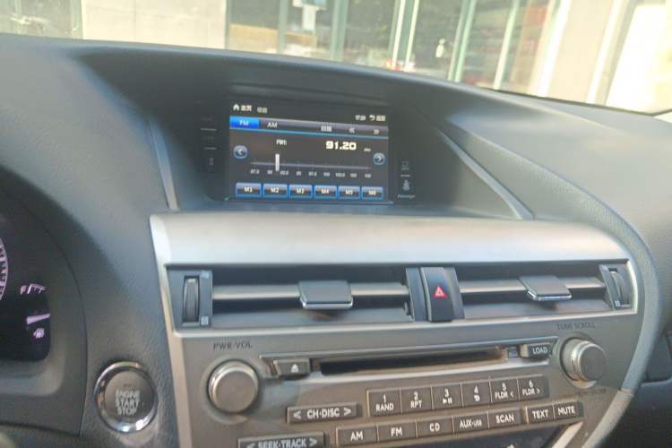 Used Lexus RX Classic 2013 270 Elite Edition Audio And AC Panel