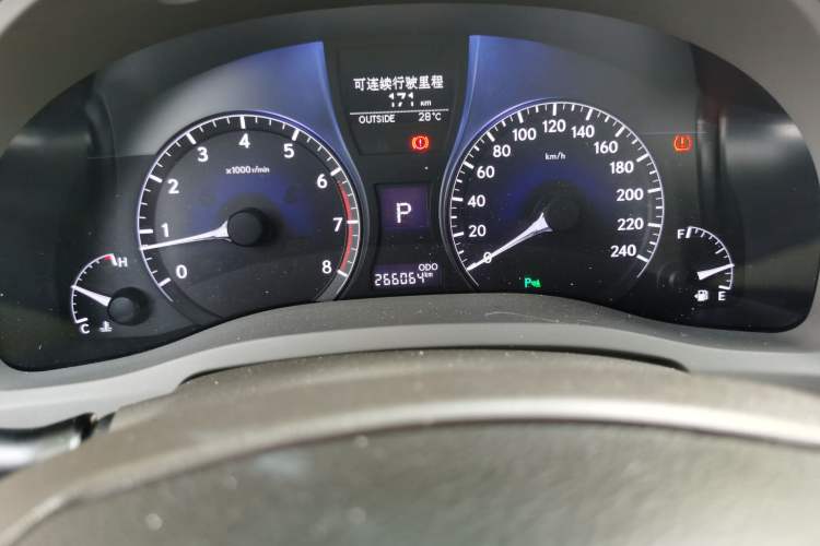 Used Lexus RX Classic 2013 270 Luxury Edition Odometer Close Up
