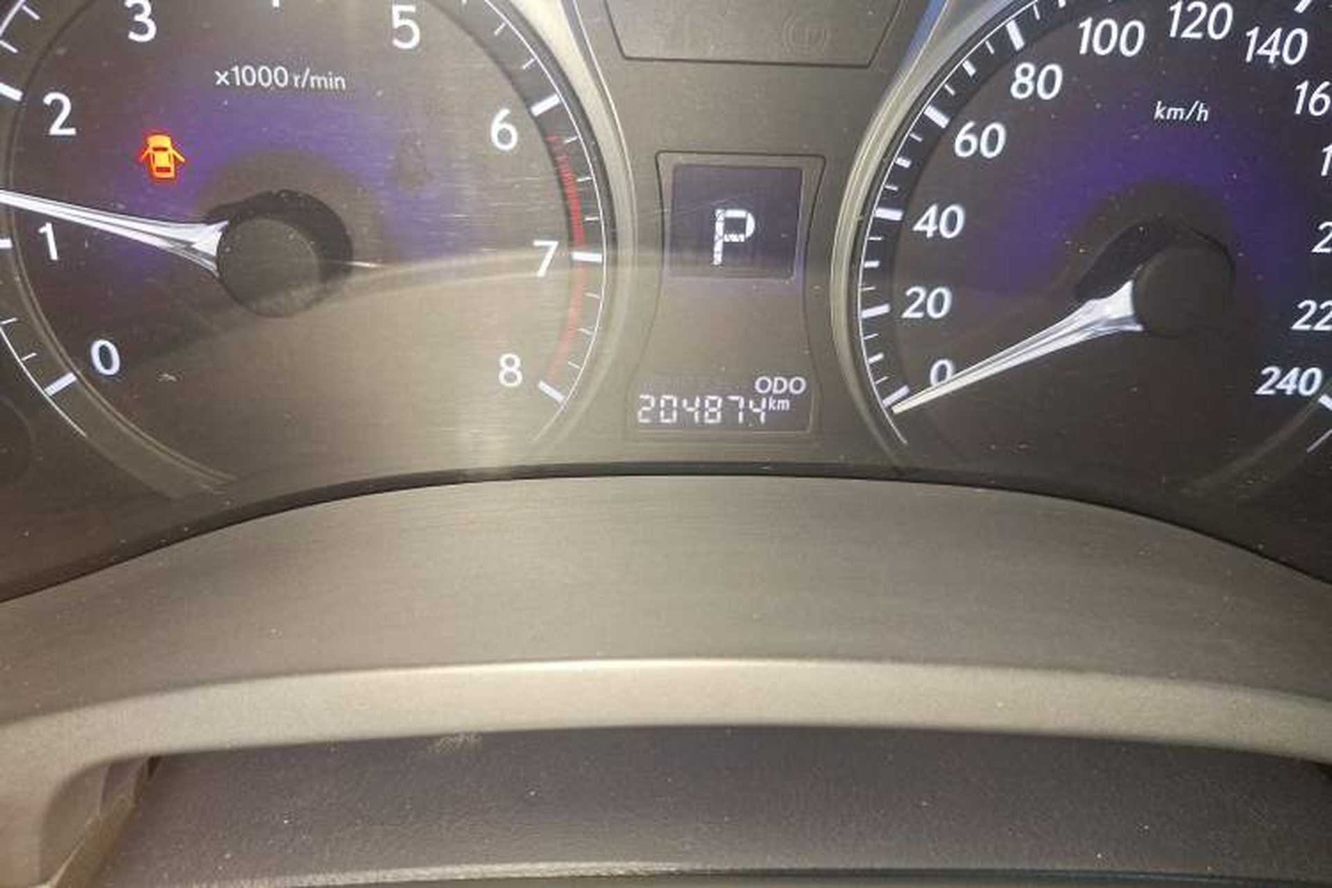 Used Lexus RX Classic 2013 270 Elite Edition Odometer Close Up