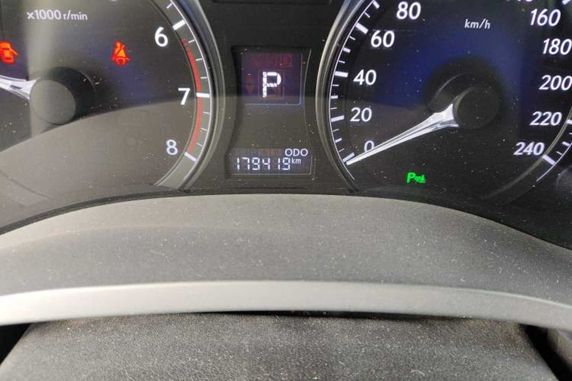 Used Lexus RX Classic 2013 270 Elite Edition Odometer Close Up