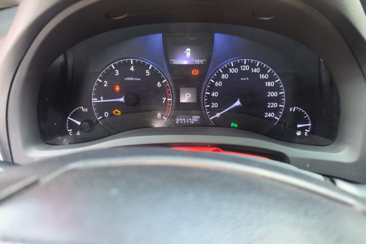 Used Lexus RX Classic 2013 270 Elite Edition Odometer Close Up
