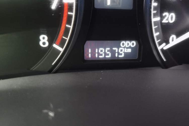 Used Lexus RX Classic 2013 270 Elite Edition Odometer Close Up
