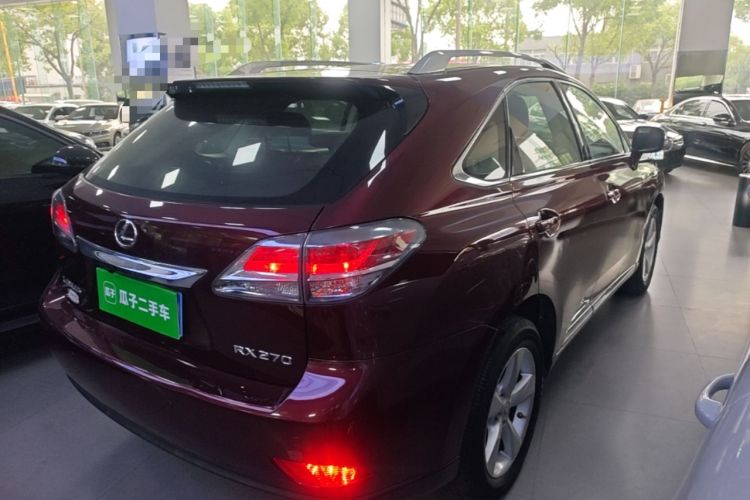 Used Lexus RX Classic 2013 270 Elite Edition Rear Right 45 Deg