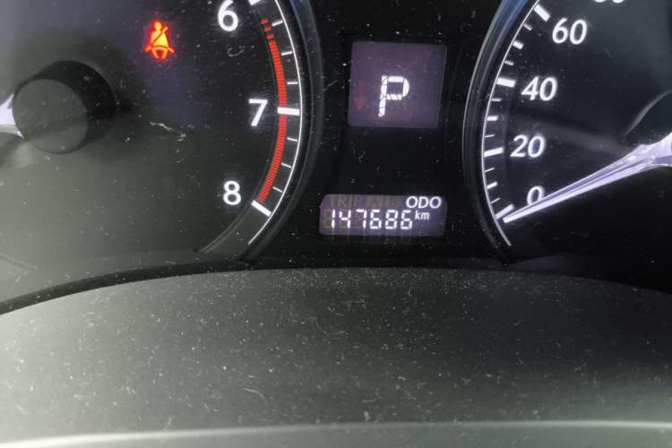 Used Lexus RX Classic 2013 270 Elite Edition Odometer Close Up