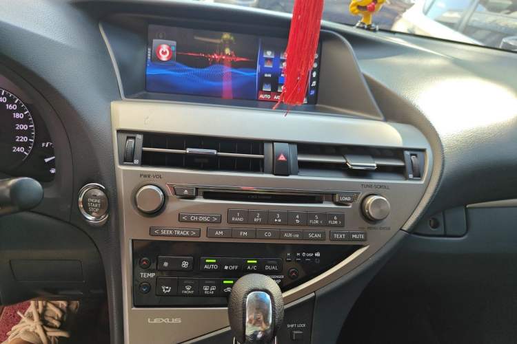 Used Lexus RX Classic 2013 270 Elite Edition Audio And AC Panel