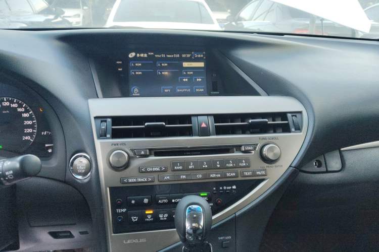 Used Lexus RX Classic 2013 270 Elite Edition Audio And AC Panel