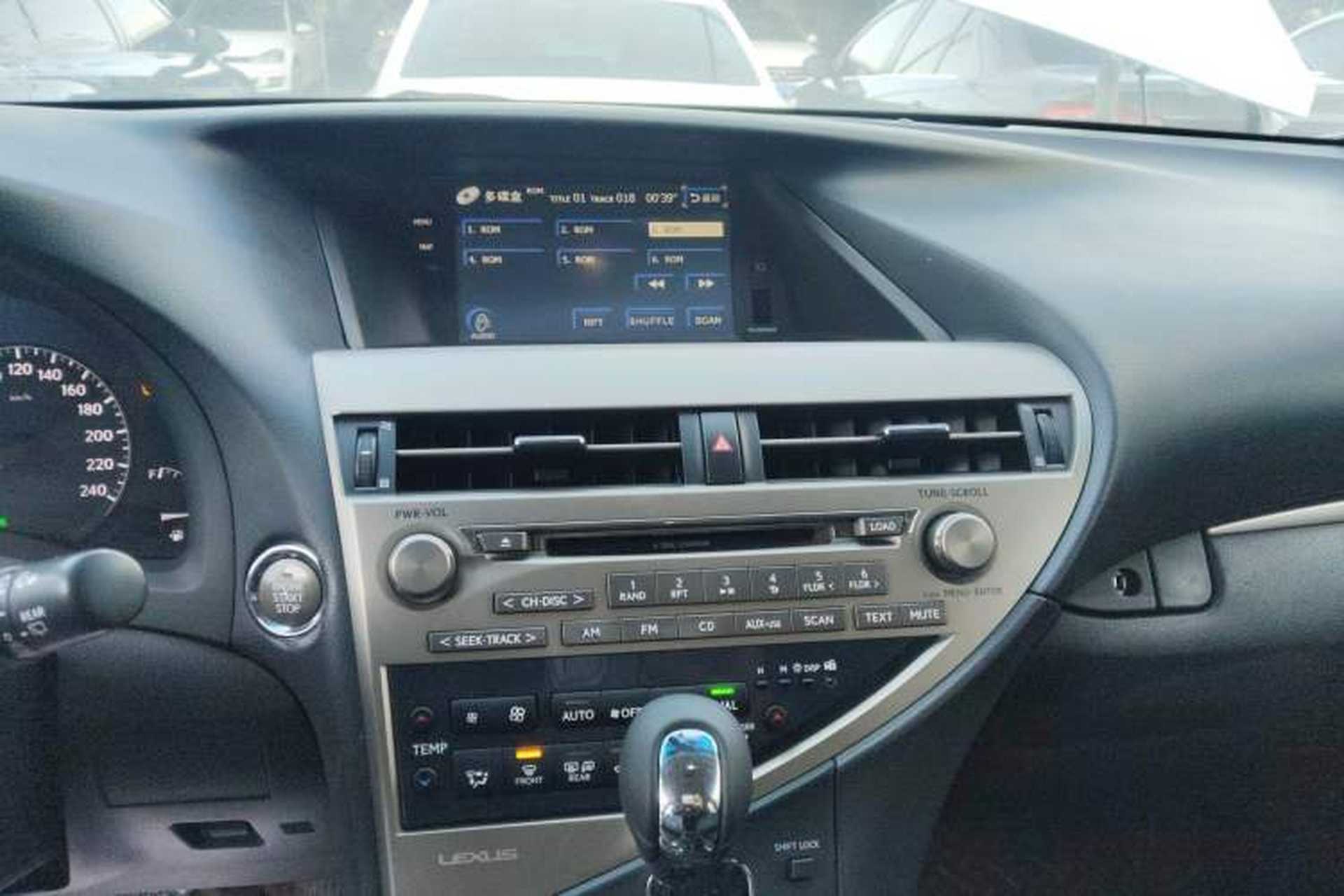 Used Lexus RX Classic 2013 270 Elite Edition Audio And AC Panel