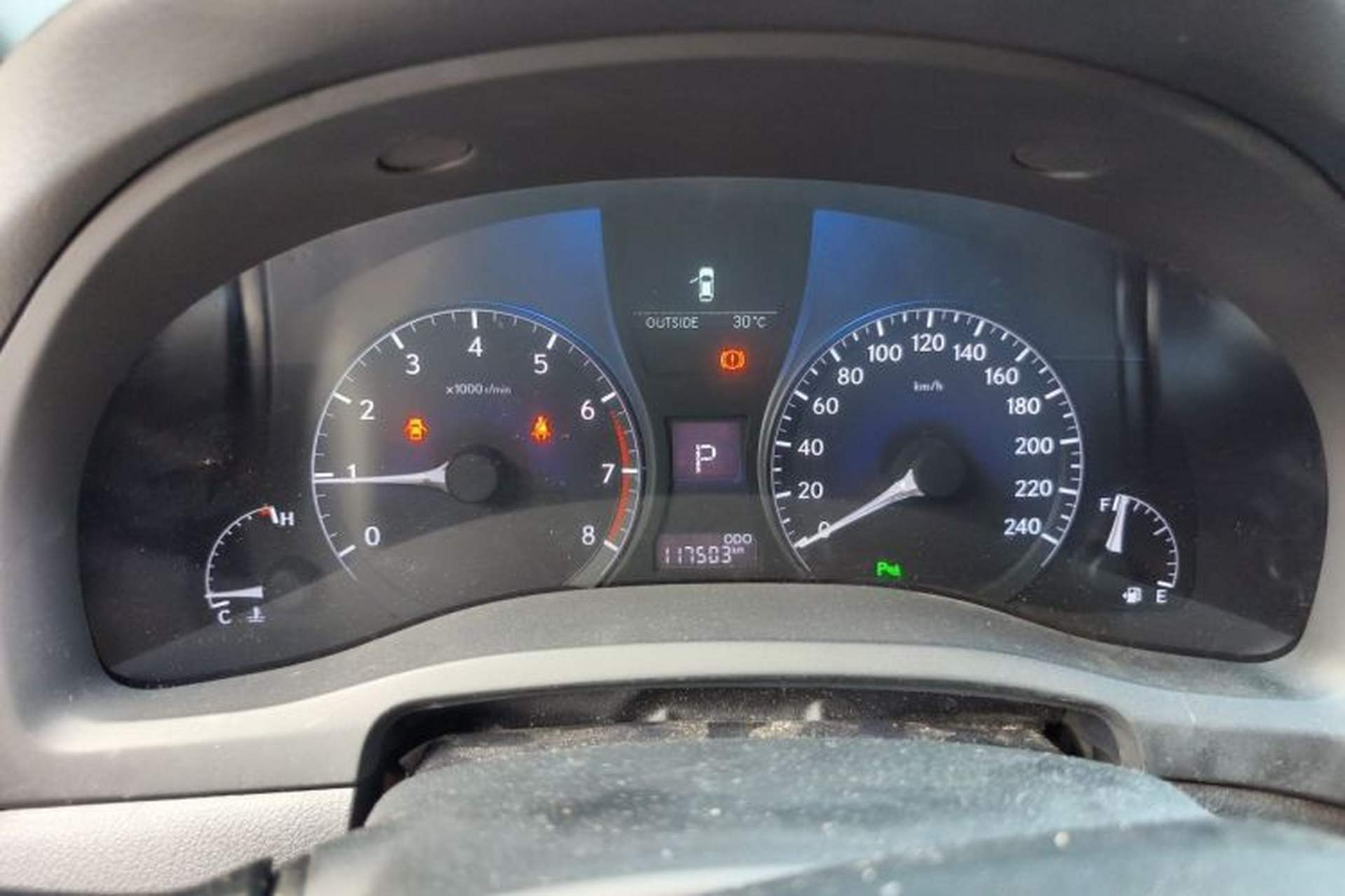 Used Lexus RX Classic 2013 270 Elegant Edition Instrument Cluster