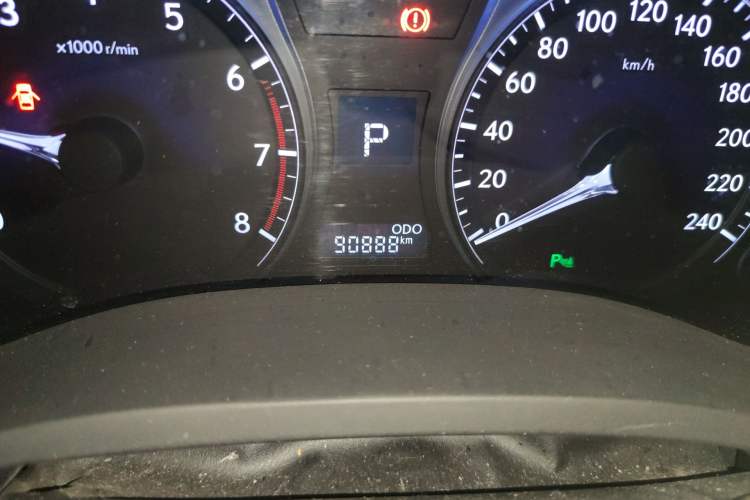 Used Lexus RX Classic 2013 270 Elite Edition Odometer Close Up