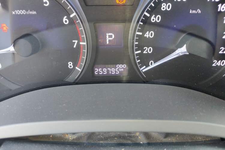 Used Lexus RX Classic 2013 270 Elite Edition Odometer Close Up