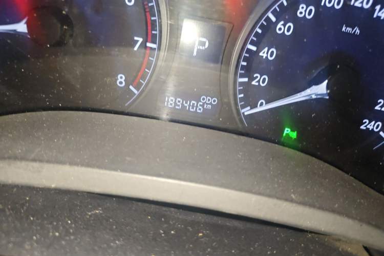 Used Lexus RX Classic 2013 270 Elegant Edition Odometer Close Up