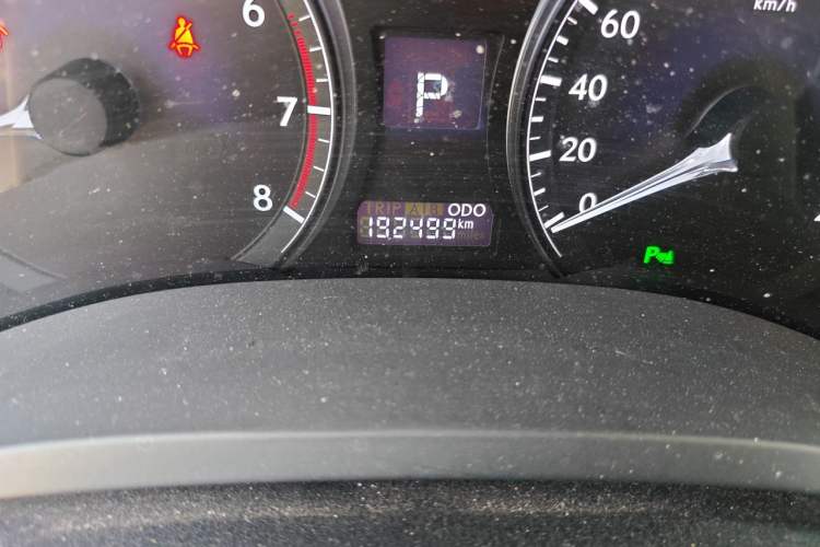 Used Lexus RX Classic 2013 270 Elite Edition Odometer Close Up