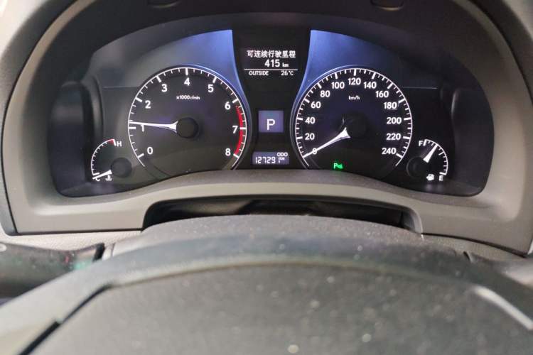 Used Lexus RX Classic 2013 270 Elite Edition Odometer Close Up