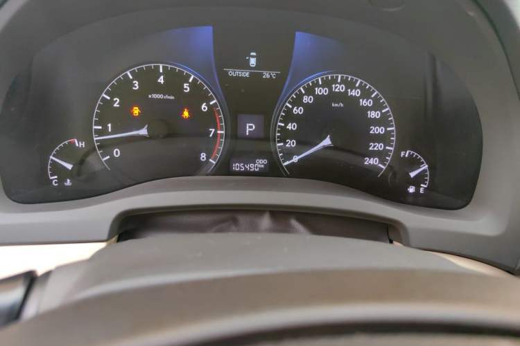 Used Lexus RX Classic 2013 270 Elite Edition Odometer Close Up