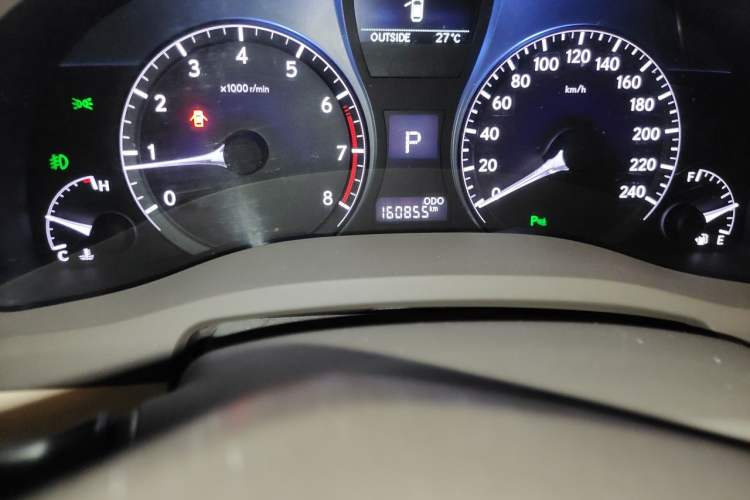 Used Lexus RX Classic 2013 270 Elite Edition Odometer Close Up