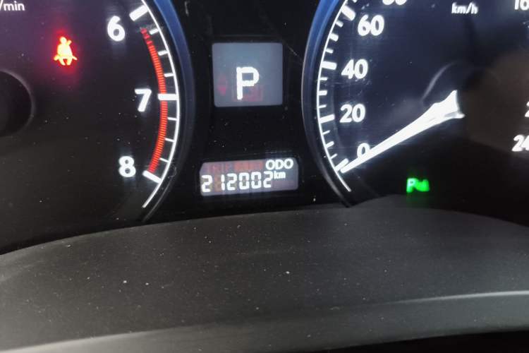 Used Lexus RX Classic 2013 270 Elite Edition Odometer Close Up