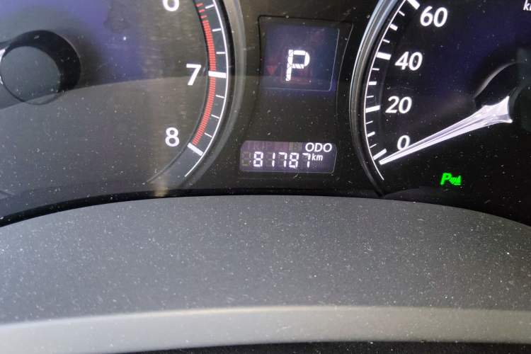 Used Lexus RX Classic 2013 270 Elite Edition Odometer Close Up
