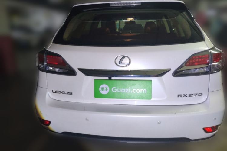 Used Lexus RX Classic 2013 270 Elite Edition Rear