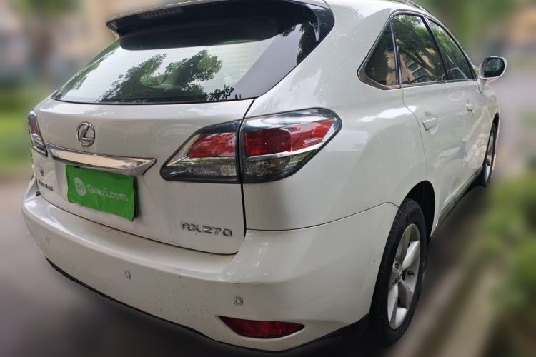 Used Lexus RX Classic 2013 270 Elite Edition Rear Right 45 Deg