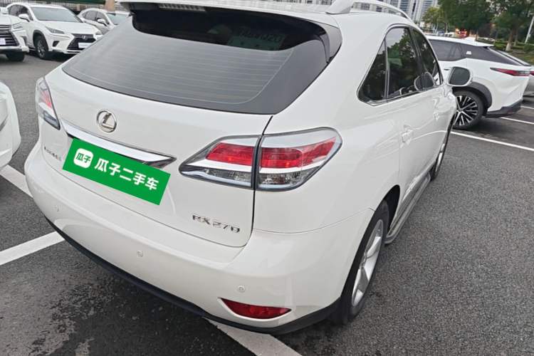 Used Lexus RX Classic 2013 270 Elite Edition Rear Right 45 Deg