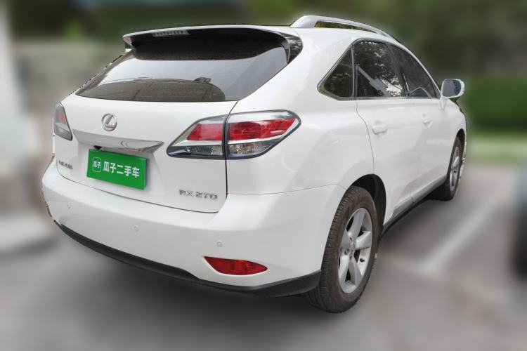 Used Lexus RX Classic 2013 270 Elite Edition Rear Right 45 Deg