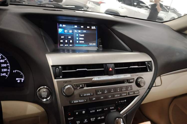 Used Lexus RX Classic 2013 270 Elegant Edition Audio And AC Panel