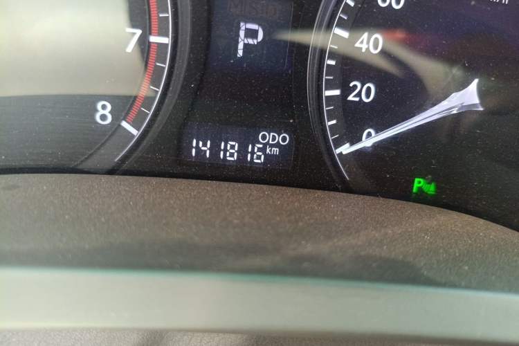 Used Lexus RX Classic 2013 270 Elite Edition Odometer Close Up