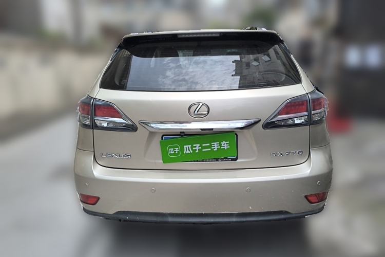 Used Lexus RX Classic 2013 270 Elite Edition Rear