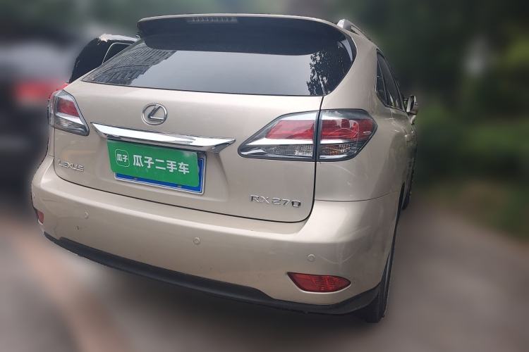 Used Lexus RX Classic 2013 270 Elegant Edition Rear Right 45 Deg