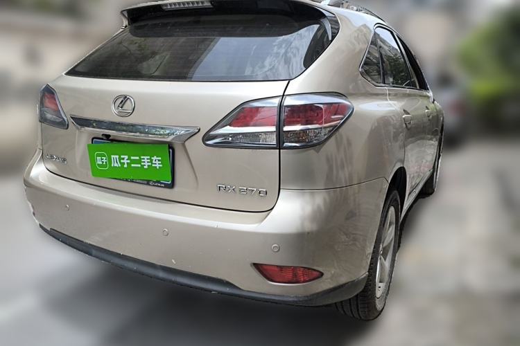 Used Lexus RX Classic 2013 270 Elite Edition Rear Right 45 Deg