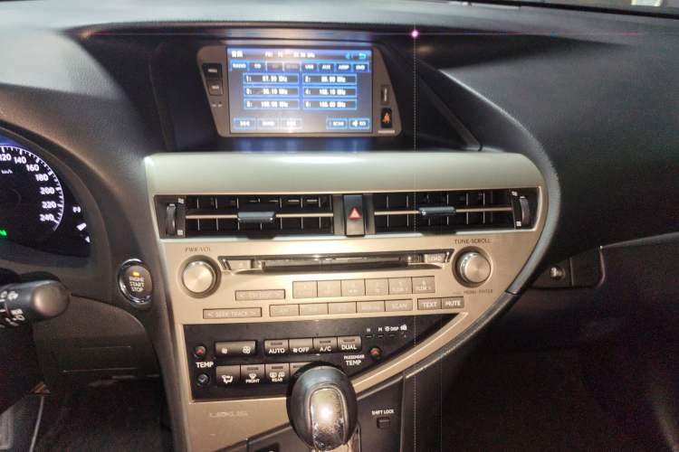 Used Lexus RX Classic 2014 270 Special Limited Edition Audio And AC Panel
