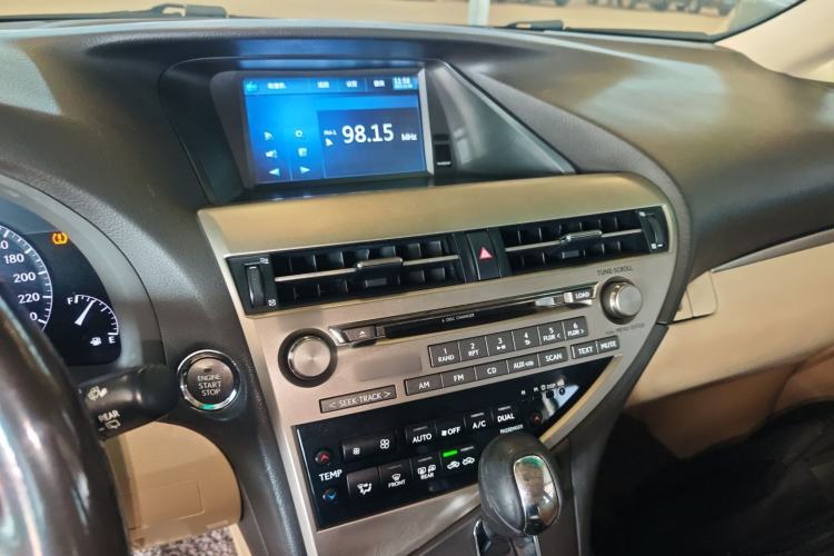 Used Lexus RX Classic 2014 270 Special Limited Edition Audio And AC Panel