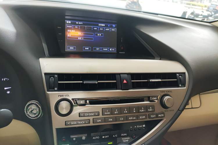 Used Lexus RX Classic 2014 270 Special Limited Edition Audio And AC Panel
