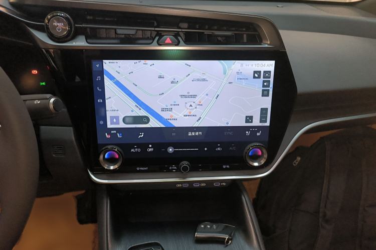 Used Lexus RZ 2023 450e All-Wheel Drive Luxury Edition Audio And AC Panel