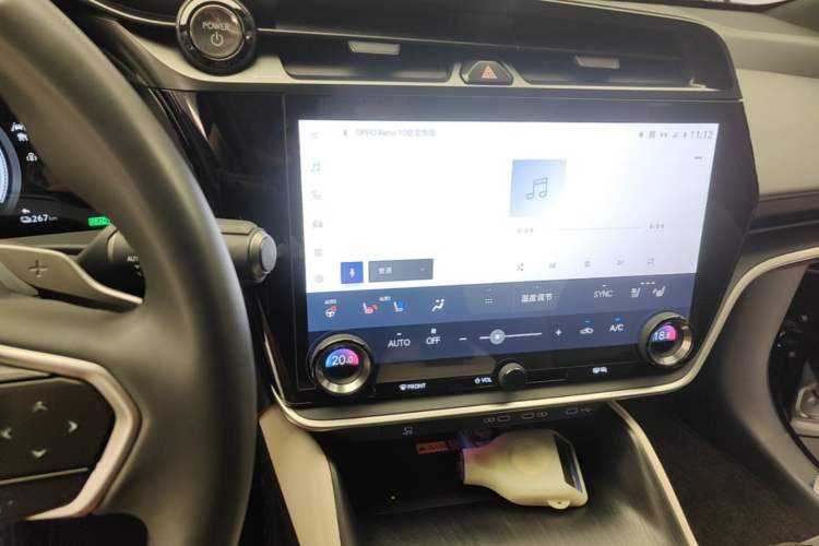 Used Lexus RZ 2023 450e All-Wheel-Drive Luxury Edition Audio And AC Panel