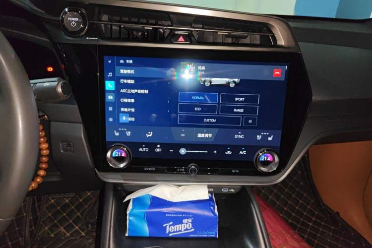 Used Lexus RZ 2023 450e All-Wheel Drive Luxury Edition Audio And AC Panel