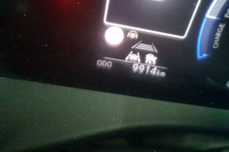 Used Lexus RZ 2023 450e All-Wheel Drive Luxury Edition Odometer Close Up