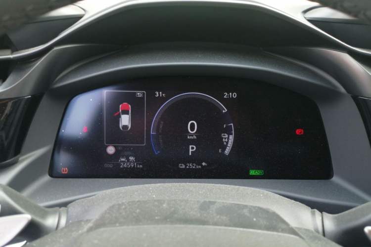Used Lexus RZ 2023 450e All-Wheel Drive Luxury Edition Odometer Close Up