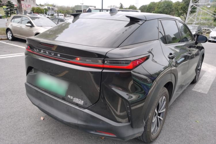 Used Lexus RZ 2023 450e All-Wheel Drive Luxury Edition Rear Right 45 Deg