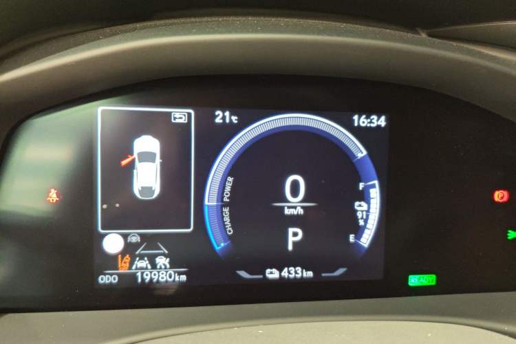 Used Lexus RZ 2023 450e All-Wheel Drive Luxury Edition Instrument Cluster