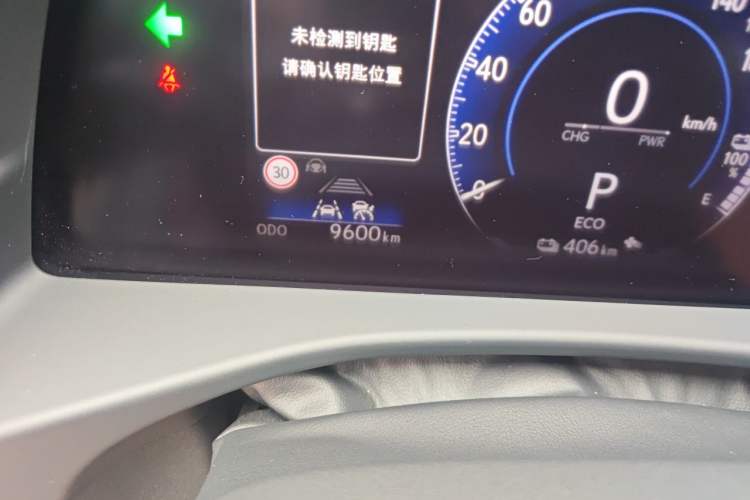 Used Lexus RZ 2023 450e All-Wheel Drive Luxury Edition Odometer Close Up